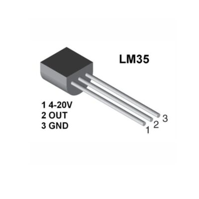 LM35 TO-92-3 Board Mount Temperature Sensors